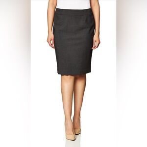 Calvin Klein Gray Knee-Length stretch Pencil Skirt office business size 8
